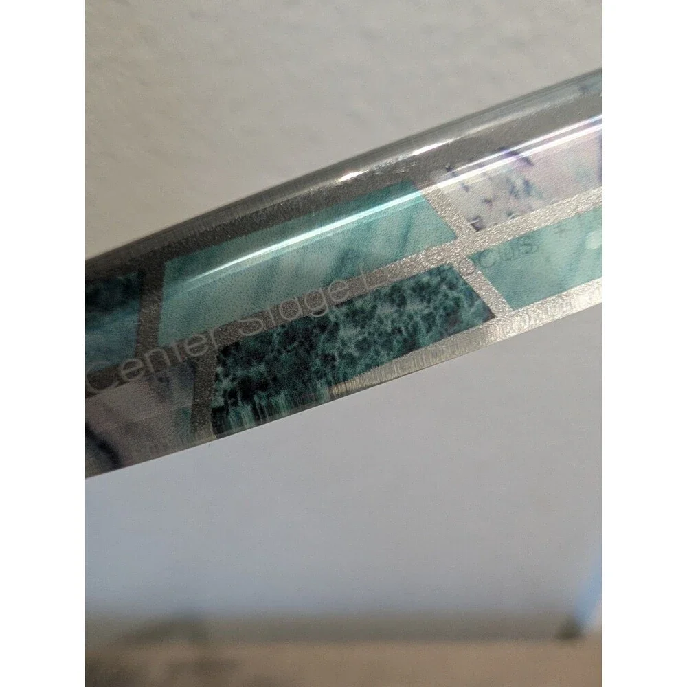 Peepers Enter Stage Left Clear Blue Pattern Eyeglass Frames